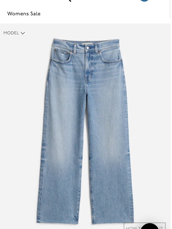Madewell Denim - The Perfect Vintage Wide-Leg Crop Jean